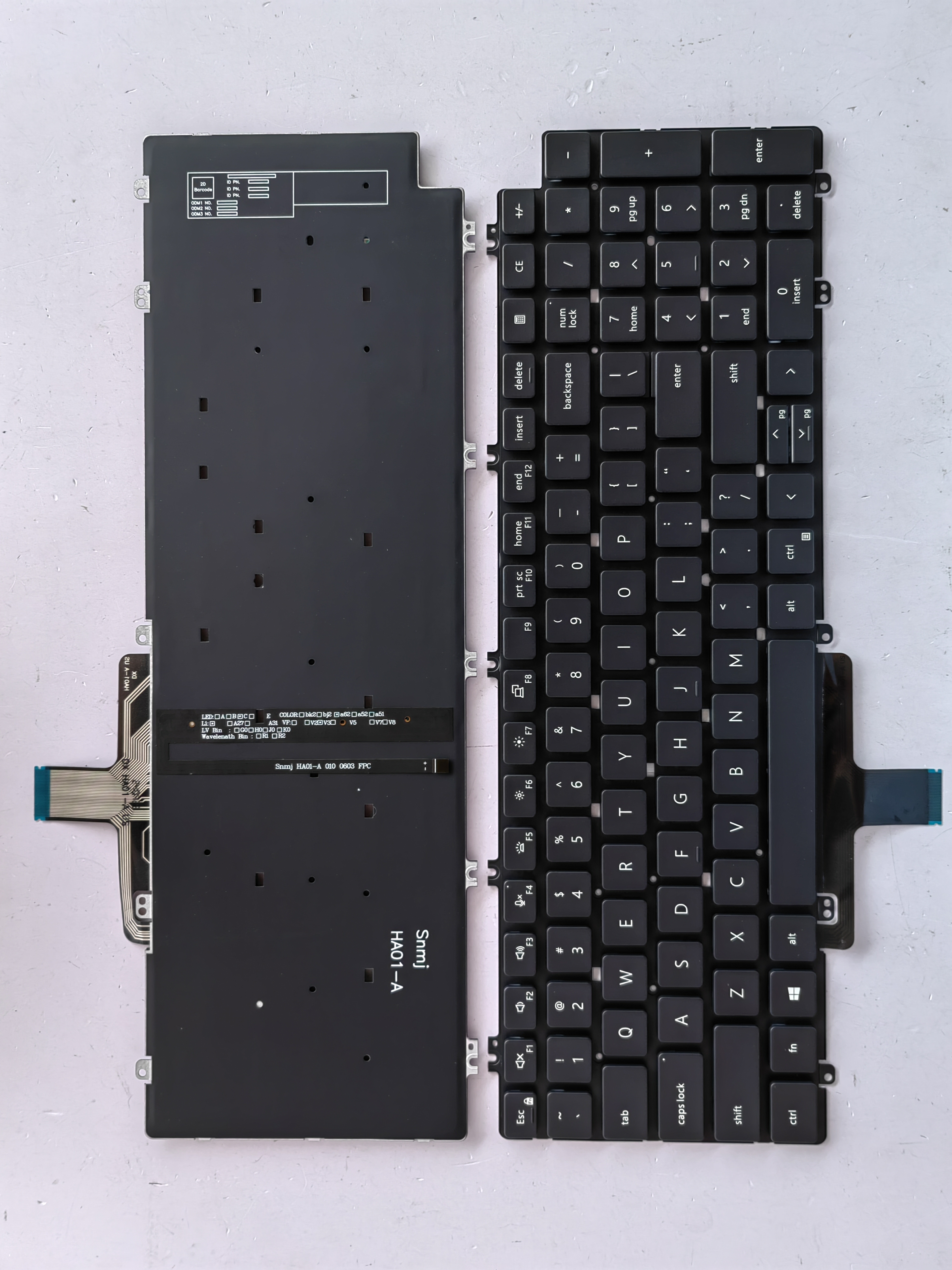 Picture of New Replacement Laptop Keyboard For DELL 3561/3560/latitude5520/5521/7550 BLACK Backlit (OEM) US Layout